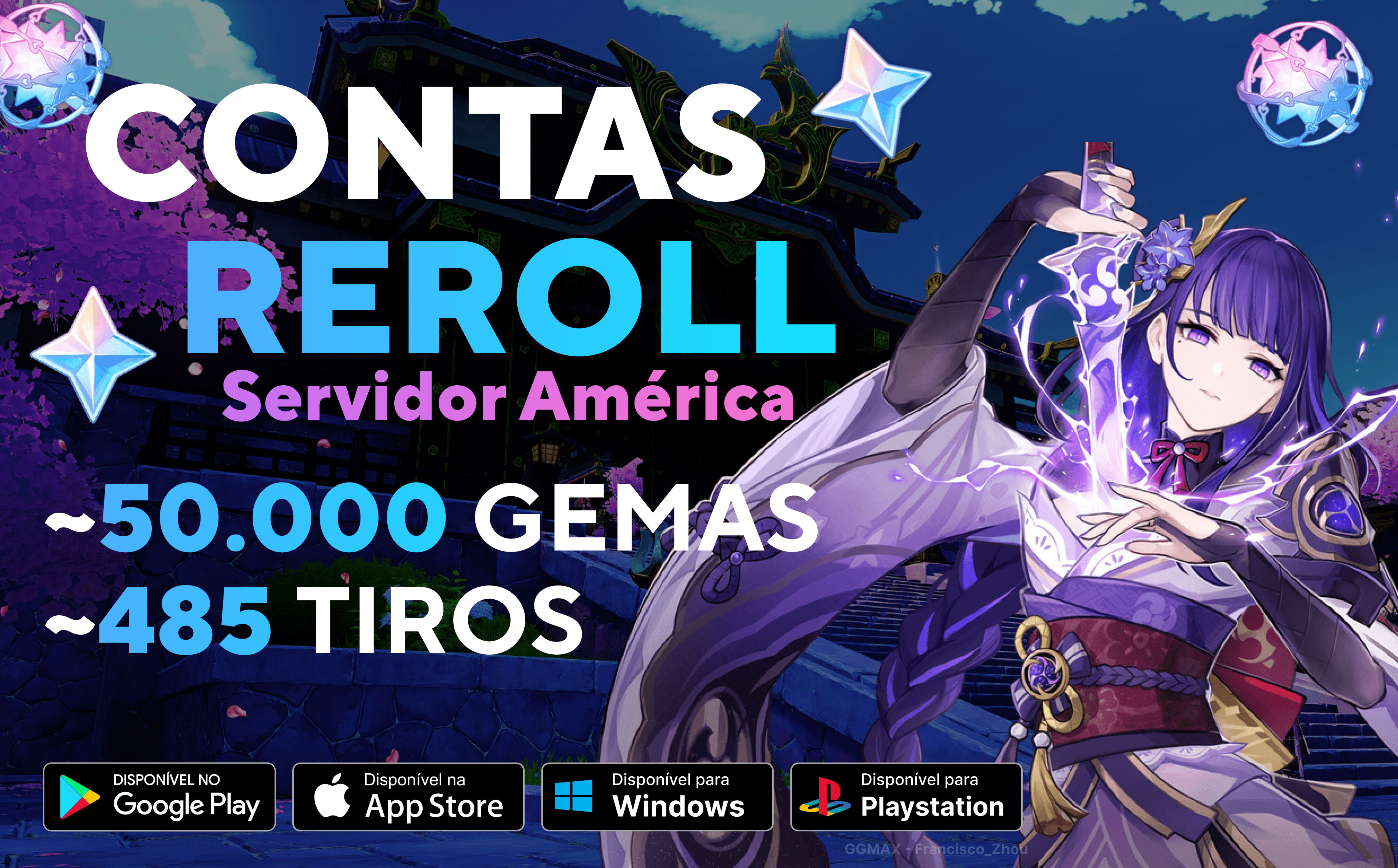 Genshin Reroll NA: +81.000 gemas // 700 Tiros++